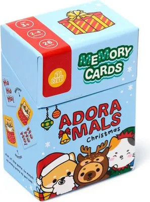 Produktbild von Weihnachts-Adoramals-Speicherkartenset für Kinder