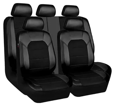 Produktbild von Auto Sitzbezüge Set, für Dacia Bigster 2025 Leder rutschfest Sitzschoner,Wasserdicht Atmungsaktiv Schonbezüge Autositz Sitzschoner Zubehör,C