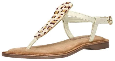 Produktbild von Lazamani Suvi Damen Leder-Sandalen Offwhite Größe 37