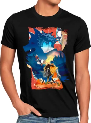 Produktbild von BaumwolleCloud Fushiguro Megumi Herren T-Shirt  anime japan manga