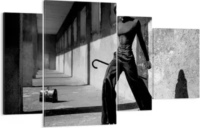 Produktbild von Bild auf Leinwand - Leinwandbild - 4 Teile - Fotografie Mode Frau - 120x70cm - Wand Bild - Wanddeko - Wandbilder - Leinwanddruck - Bilder - Wanddekoration - Leinwand bilder - Wandbild - DL120x70-4360