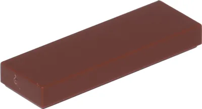 Produktbild von Lego® 1x3 Fliesen 63864 - 10 Stück Rotbraun