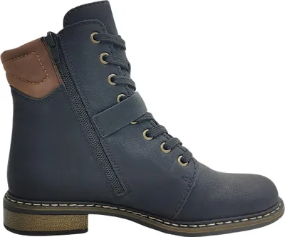 Imagen del producto de Zapatos de cordones negros para mujer de la marca Rieker, ideales para uso diario