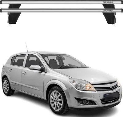 Produktbild von Menabo Dachträger Grundtäger für Opel Astra H 2004-2010 75kg Alu Silber 2 tlg