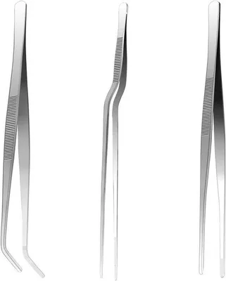 Produktbild von Pincette Edelstahl 30cm handgefertigt 3-teilig
