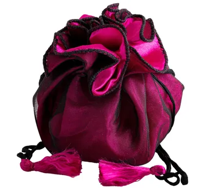 Produktbild von Rosenbeutel - schwarz/fuchsia