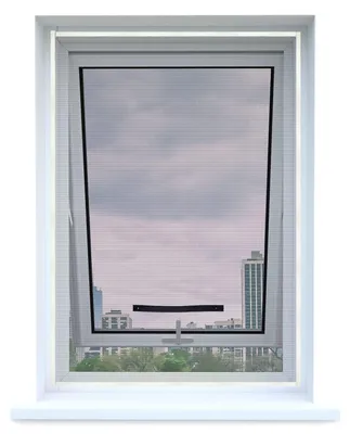 Obrázok produktu pre Sieťka proti hmyzu na strešné okná, strihateľná, so zipsom, 2 kusy, 130x150 cm, čierna