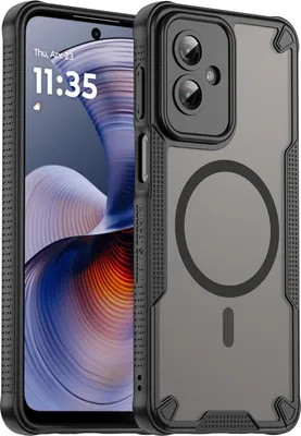 Obrázok produktu pre Obal Defender pre Motorola Moto G55 5G Protective Case Matt Black Magsafe Backcover Puzdro na mobilný telefón