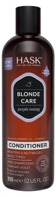 Productafbeelding van Hask Blonde Care Conditioner Purple Toning (355 ml)