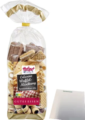 Produktbild von Hofgut Waffelmischung (300g Beutel) + usy Block