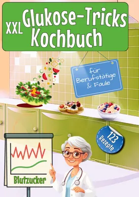 Produktbild von XXL Glukose-Tricks Kochbuch für Berufstätige und Faule