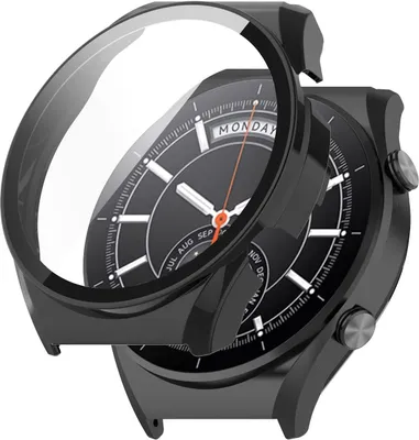 Produktbild von Strap-it Xiaomi Watch S1 PC Hartschalenetui (Schwarz)