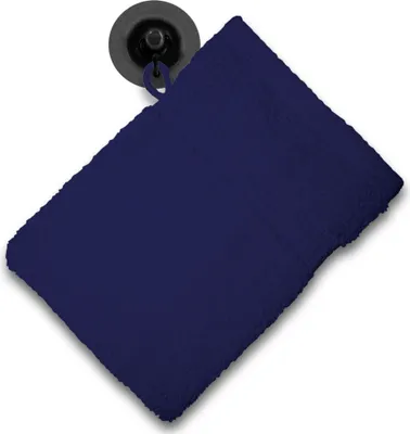 Produktbild von Waschhandschuh Waschlappen navy marine blau 16x21 cm Frottee Baumwolle Frottier