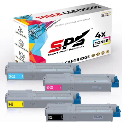 Produktbild von C532 / 46490608 Toner Kompatibel für OKI MC 573 | Mehrfarbig