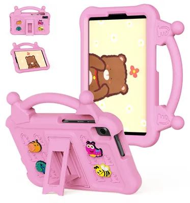 Obrázek produktu pro Dětské pouzdro pro Samsung Galaxy Tab A11/Tab A9/Tab A7 Lite/Tab A 8,0 2019 nárazuvzdorné EVA pouzdro s rukojetí a funkcí stojánku Růžová