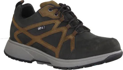 Produktbild von Xsensible Abo Herrenschuhe, Halbschuh, wasserdicht, Schwarz/Braun, Leder Weite H - Wanderschuhe Outdoor Herren, Schwarz, leder (wasserdicht)