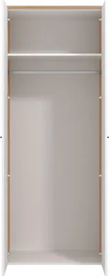 Immagine prodotto di Dmora Guardaroba 2 Ante Santadi 81x204h cm Bianco, Appendiabiti un Ripiano