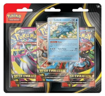Zdjęcie produktu dla Pokemon Mega Evolution: Golduck 3-Pack Blister
