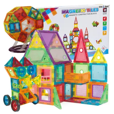 Zdjęcie produktu dla Klocki Magnetyczne Konstrukcyjne Duże Panele 3D