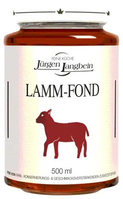 Zdjęcie produktu dla Jürgen Langbein Feine Küche Bulion jagnięcy do sosów i zup 500ml