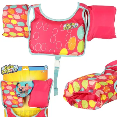 Produktbild von AQUASTAR Rosa Badeweste mit Ärmeln