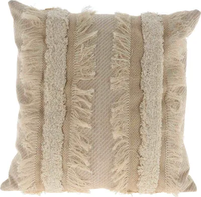 Image de Coussin décoratif avec glands en coton 45 x 45 cm PERU