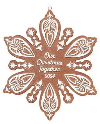 Porzellan-Weihnachtsanhänger, Unser gemeinsames Weihnachten 2024