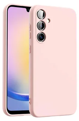 Immagine prodotto di Custodia per Samsung Galaxy A25 5G custodia protettiva del telefono cellulare in gel di silicone, rosa