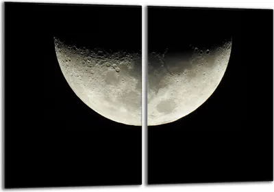 Image de Set de plaques de recouvrement pour cuisinière 2x40x52 cm Couvercle pour plaque vitrocéramique, verre anti-projections, Lune Noir