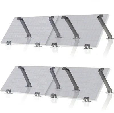 4 Supporti Per Pannello Solare, 114 Cm, 45", In Alluminio, Per - Foto 8