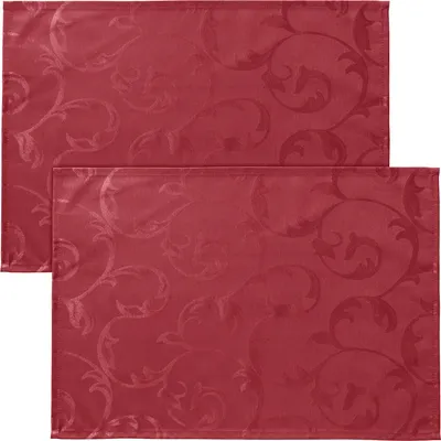 Produktbild von Erwin Müller Tischset Greven" 2er-Pack rot 35x50 cm"