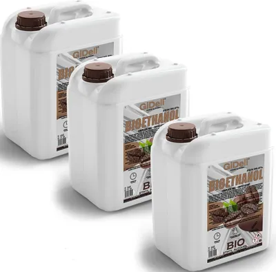 Produktbild von Bioethanol Kaffeeduft 96,6% 30L für Kamin Universal Rauchfrei und Rußfrei GiDeli