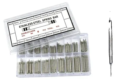 Obrázek produktu pro Nástroj na opravu hodinek, nerezová ocel, univerzální použití, 1,5 mm – 8–25 mm