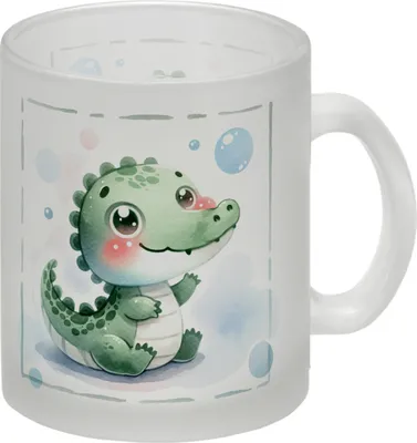 Produktbild von Baby Krokodil Glas Tasse