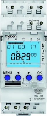 Produktbild von Theben Digitale Zeitschaltuhr TR 611 top3 RC 6110330