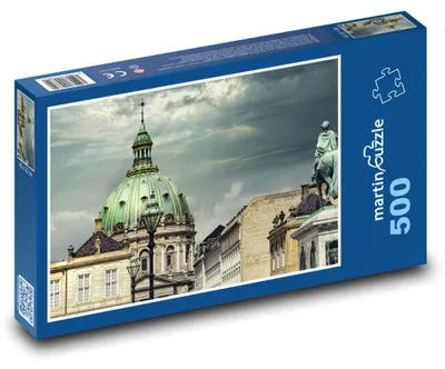 Produktbild von Puzzle 500 Kirchenkuppel in der Stadt - martinpuzzle