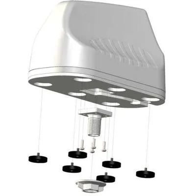 Image de Poynting Antennas 5G/LTE KFZ/Marine A-MIMO-0003-V2-15 weiß SMA(M) & RPSMA Adapter 1.8~4.5dbi 4G/5G/GPS/GLONASS/WIFI Dual-Band MIMO 2M S