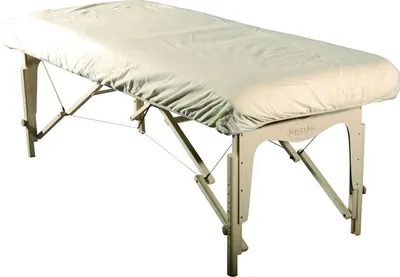 Produktbild von Master Massage Flanell Spanntuch Laken für Massageliege Beauty Salon Universalgröße Naturfarbe 100% Baumwolle