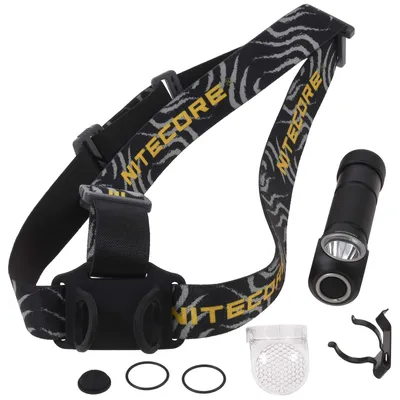 Produktbild von Nitecore HC33, Stirnband-Taschenlampe, Schwarz, LED, 1 Lampen, 1800 lm, 8750 CD