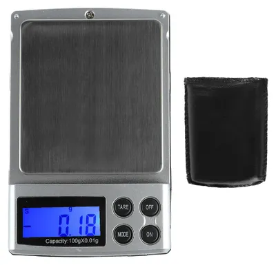 Produktbild von Digitale Taschenwaage, hohe Genauigkeit, 100 g/0,01 g, Mini-Gramm, für Küchengewürze, Goldschmuck