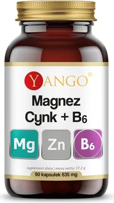 Productafbeelding van Yango Magnesium + Zink + B6, 90 capsules