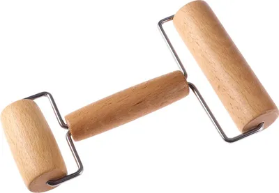 Produktbild von Teigroller Nudelholz Rollstab aus Holz für Bäcker Fondant Kuchen Pie Pizza Cookie
