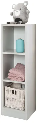 Produktbild von roba Seitenregal 'Maren 2', passend unter Wickelkommode 'Maren 2', für Kinderzimmer, Lichtgrau