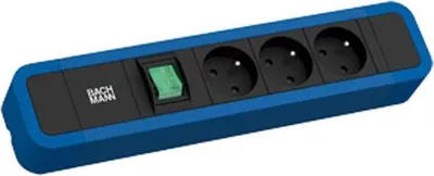 Immagine prodotto di Bachmann Primo 2 3Xute 1Xinterruttore 2,0M Cee7/7 Ral5010