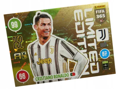 Produktbild von Panini Fifa 365 2021 Limited Edition Cristiano Ronaldo Juventus Football Card