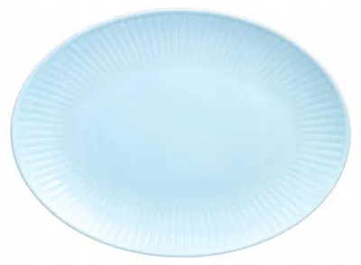 Produktbild von Chodzież Dalia Poezja Ovaler Servierteller 33 cm Blau