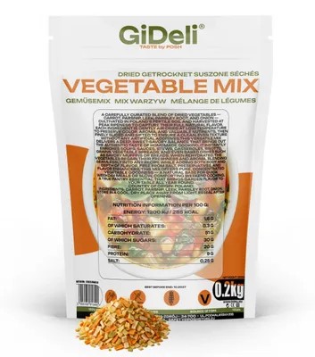 Produktbild von Suppengewürz 200g Gemüsebrühe Ohne Salz Getrocknet Suppengrün Vegan Natur GiDeli