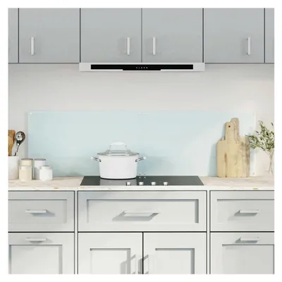 Produktbild von Küchenrückwände 2 Stück Weiß 70x60 cm Hartglas