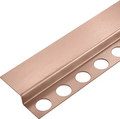 Immagine prodotto di BALNEO, profilo di raccordo per pavimenti, modello "spádová lišta", lunghezza 130 cm, finitura color rame