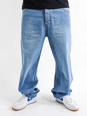 Obrázek produktu pro DADA Supreme Baggy Jeans s kapsou na mobil Urban Denim Pants Velikost: 36W